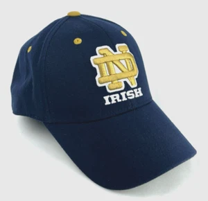 University of Notre Dame Fighting Irish Round Bill Fitted Ball Cap Hat - Picture 1 of 6