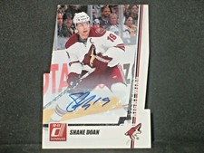 Shane Doan 2010-11 Donruss Die Cut Gems Autograph (16/25) Arizona Coyotes #144