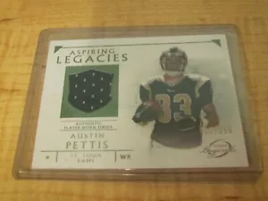 2011 Topps Legends Aspiring Legends Relics Green Austin Pettis 017/150 #ALR-AP - Bild 1 von 2