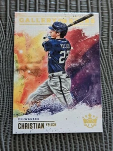2022 Diamond Kings Gallery of Stars GS-11 Christian Yelich Milwaukee Brewers - Picture 1 of 2