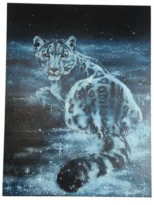 Leopard Nebula Snow Cross Stitch Pattern 2011 by Heaven and Earth Designs - Image 1 of 4