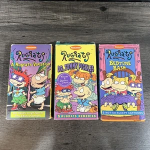 Rugrats Vintage Nickelodeon VHS Lot Of 3 - Picture 1 of 9
