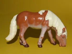 16) Schleich Schleichpferd Pferd Pony Haflinger grasend 90er Jahre 13209 - Bild 1 von 7