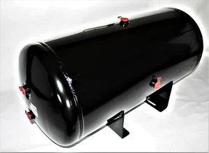 Druckluftkessel 100l Druckluftbehälter mit Angeschweisster Konsole 4999.1  - Bild 1 von 4
