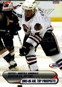 2005-06 AHL Top Prospects #39 Martin St. Pierre