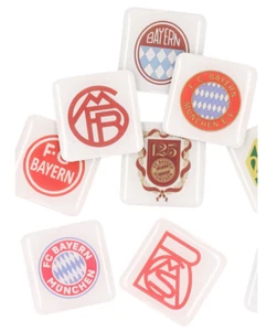 FC Bayern Magnet 10er Set 125 Jahre Jubiläum Logo Fanartikel - Bild 1 von 1
