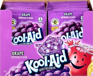 Kool-aid Grape Unsweetened Soft Drink Mix 0.15-ounce Envelopes (Pack of 48)