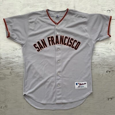 VTG 90s MLB Russell Athletic Authentic San Francisco Giants Sewn Jersey Sz 48 - Image 1 of 4