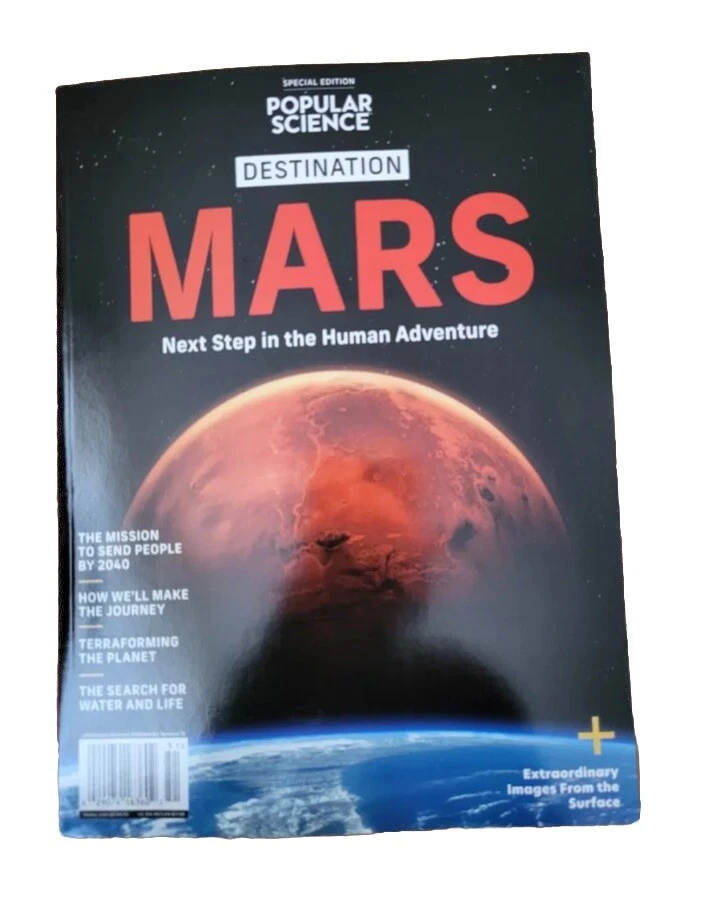 Popular Science Magazine 2025 Mars Next step in Human Adventure - Image 1 of 1