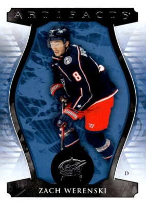 ZACH WERENSKI 2023-24 Upper Deck Artifacts #68 NHL Blue Jackets  ID:97473 - Image 1 of 2