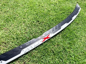 MATTEBLACK ฺBOOT REAR BUMPER STEP SCUFF PLATE COVER FIT ISUZU MU-X SPORT 21-22 - Picture 1 of 9