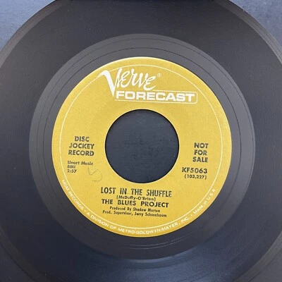 The Blues Project, Lost In The Shuffle / Gentle Dreams, промо, 7 дюймов 45 об/мин винил почти как новый - Изображение 1 из 2