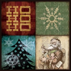 Holiday Patch IV Stephanie Marrott Art Print 12x12 - Picture 1 of 1