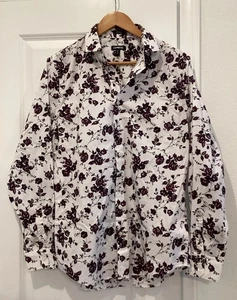 EXPRESS Oberhemd Damen Med EXTRA SLIM Blumen Langarm Knopfleiste weiß - Bild 1 von 10
