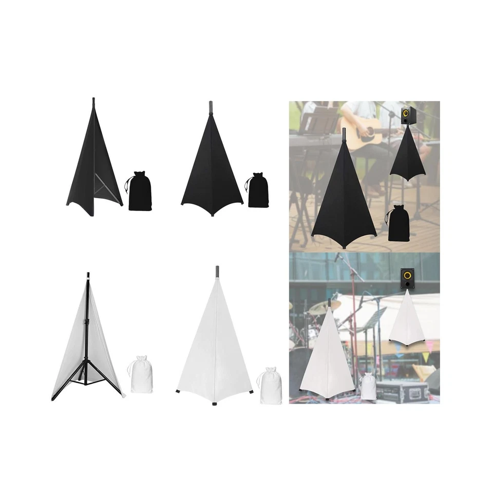 Lautsprecherständer-Abdeckung, Höhe flexibel, universell mit Reisetasche, - Bild 1 von 1