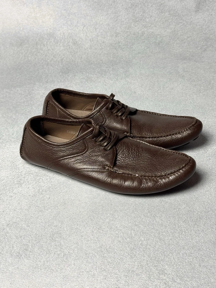 Mocasines Dolce Gabbana de cuero con cordones marrón para hombre talla 41, EE. UU. 7,5 Foto 1 de 4