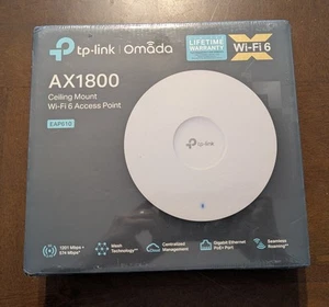 TP-Link EAP610 V2 AX1800 Wi-Fi 6 Ceiling Mount Wireless Access Point - White - Picture 1 of 2
