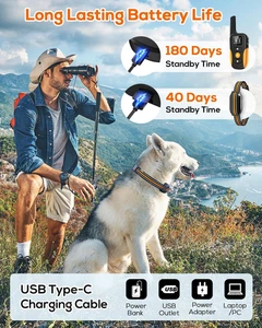 Collar de choque para perros para 2 perros (5-120 libras) 3300 pies collar de entrenamiento para perros con control remoto... - Imagen 1 de 1