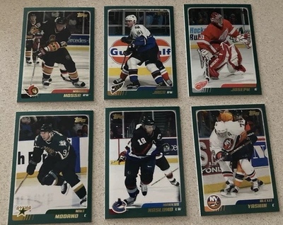2003-04 Topps Promo Pre Production Set of 6 HOSSA YASHIN JAGR +++ PP1-PP6 - Image 1 of 4
