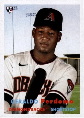 2021 Topps Archives #51 Geraldo Perdomo Arizona Diamondbacks Rookie - Image 1 of 2