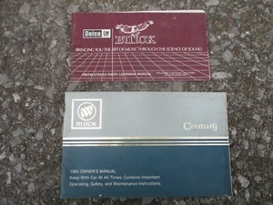 1985 Century Owner's Manual - Picture 1 of 3
