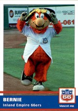 2005 Inland Empire 66ers Grandstand #31 Bernie MASCOT - NM Baseball Card