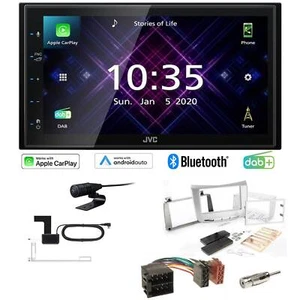 JVC Autoradio Apple CarPlay Android DAB+ für Lancia Delta III 2009-2014 silber - Bild 1 von 8
