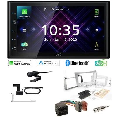 JVC Autoradio Apple CarPlay Android  DAB+ für Lancia Delta III 2009-2014 silber - Bild 1 von 4