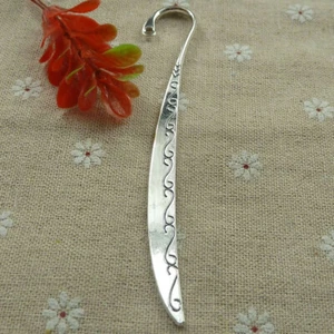 Free Ship 20 pcs tibetan silver nice bookmarks 123x8mm L-1095 - Imagen 1 de 4