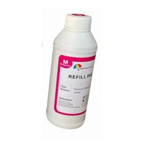 Magenta Bulk Refill Ink 500ml Bottle Pigment for Hp/Canon/Epson Printers - Afbeelding 1 van 1