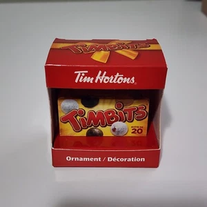 Tim Hortons 2014 Timbits Donuts Take-out Box of 20 Christmas Tree Ornament - NIB - Bild 1 von 7