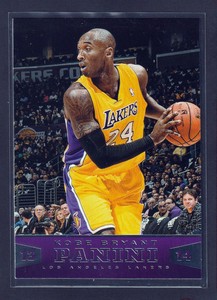 Kobe Bryant Panini Card 2013-2014 Los Angeles Lakers Card No.99