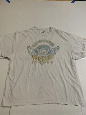Van Halen Tour of the World 1984 Band Tee Size Large Repop White Eagle Graphic - Image 1 of 4