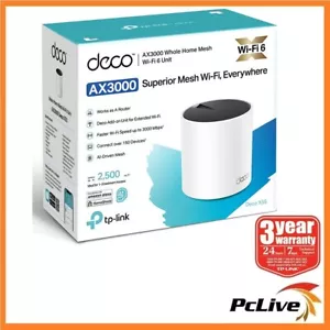 TP-Link Deco X55 AX3000 Whole Home Mesh Wi-Fi 6 Router Dual Band Gigabit MU-MIMO - Picture 1 of 9