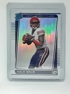 Malik Willis 2022 Chronicles Optic Rated Rookie - #9 HOLO - Liberty Flames - Picture 1 of 2