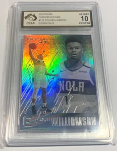 2019-20 Chronicles Essentials Silver Zion Williamson RC Graded 10 PRISTINE - Bild 1 von 1