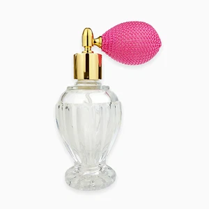 46ml Vintage Divo Perfume Atomizer, Fushia Pink Bulb Pump, Gift Box, Funnel (GF) - Foto 1 di 3