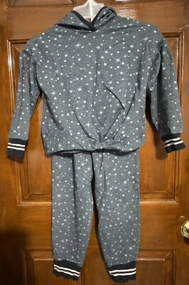 Moletom com capuz Matilda Jane Just Imagine Brigida meninas estampa de estrela + Rani Jogger tamanho 8 - Imagem 1 de 4