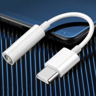 Pro USB C to 3.5mm AUX Headphone Adapter Type C Jack Earphone Cable For Huawei ❀ - Image 1 of 4