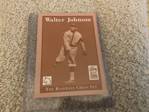 1999 Cooperstown Collection The Baseball Chess Set Card of Walter Johnson - Picture 1 of 2