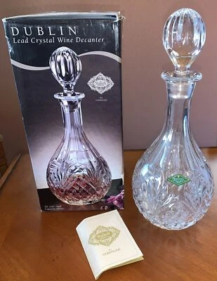 Shannon By Godinger Dublin Collection Crystal Wine Decanter - Image 1 of 4