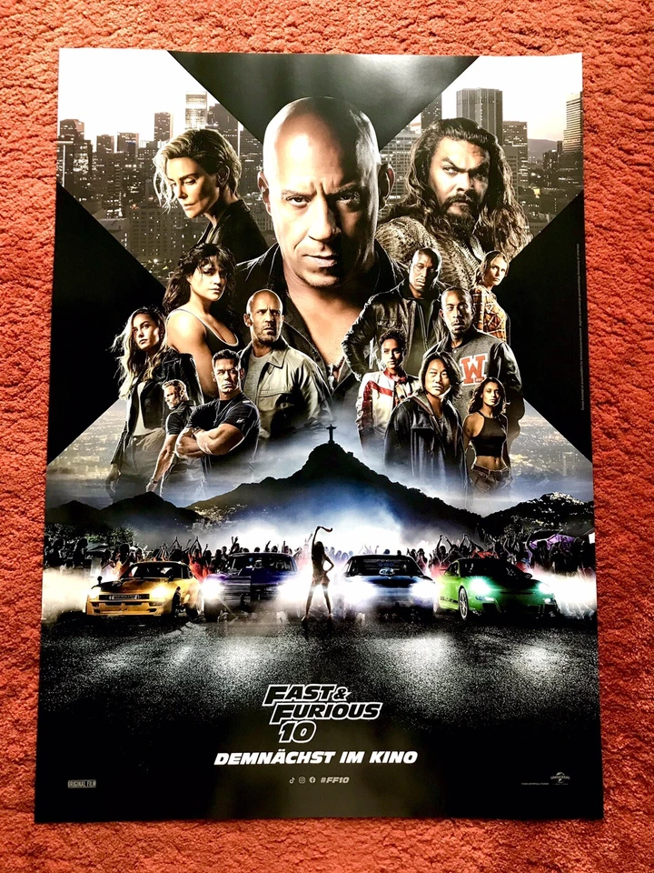 Fast & Furious 10 - Kinoplakat Poster A1, Vin Diesel, Jason Momoa, FF10 - Bild 1 von 1