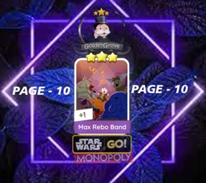⚡️ Max Rebo Band ⚡️ Mono_Poly-Go Stickers Cards 3 Stars ⚡️ FAST SEND ⚡️ - Picture 1 of 1