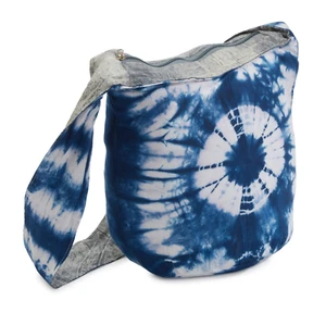 Retro Hippie Hobo Womens Shibori TIE-DYE Cotton Crossbody Sling Yoga Beach Bag - Picture 1 of 12