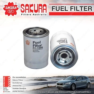 Sakura Fuel Filter for Mitsubishi Lancer C14V C34V C64A C74A CB8A CD7A CD8A CM8A - image 1 of 2
