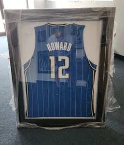 Framed Dwight Howard Orlando Magic Authentic Autographed Jersey PSA COA 32x41 - Picture 1 of 4