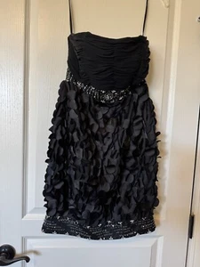MAKE A STATEMENT - VINTAGE ISSUE BLACK COCKTAIL DRESS, SIZE 4 - Picture 1 of 7