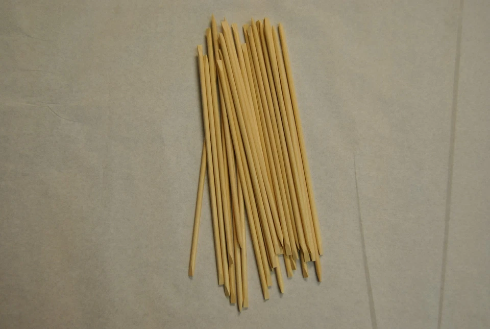 Palitos de madera para cutículas doble biselado 7" 144 ct manicura empujador de uñas cutícula 7 Foto 1 de 1