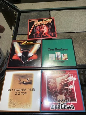 ZZ Top Mini Lp Cd Lot Fandango Tres Hombres Eliminator Deguello Rio Grande Mud Foto 1 de 3