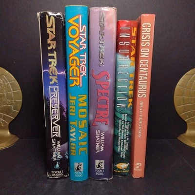 Star Trek Hardcover Book Bundle - 5 Books Total with Dust Jackets - Image 1 of 4